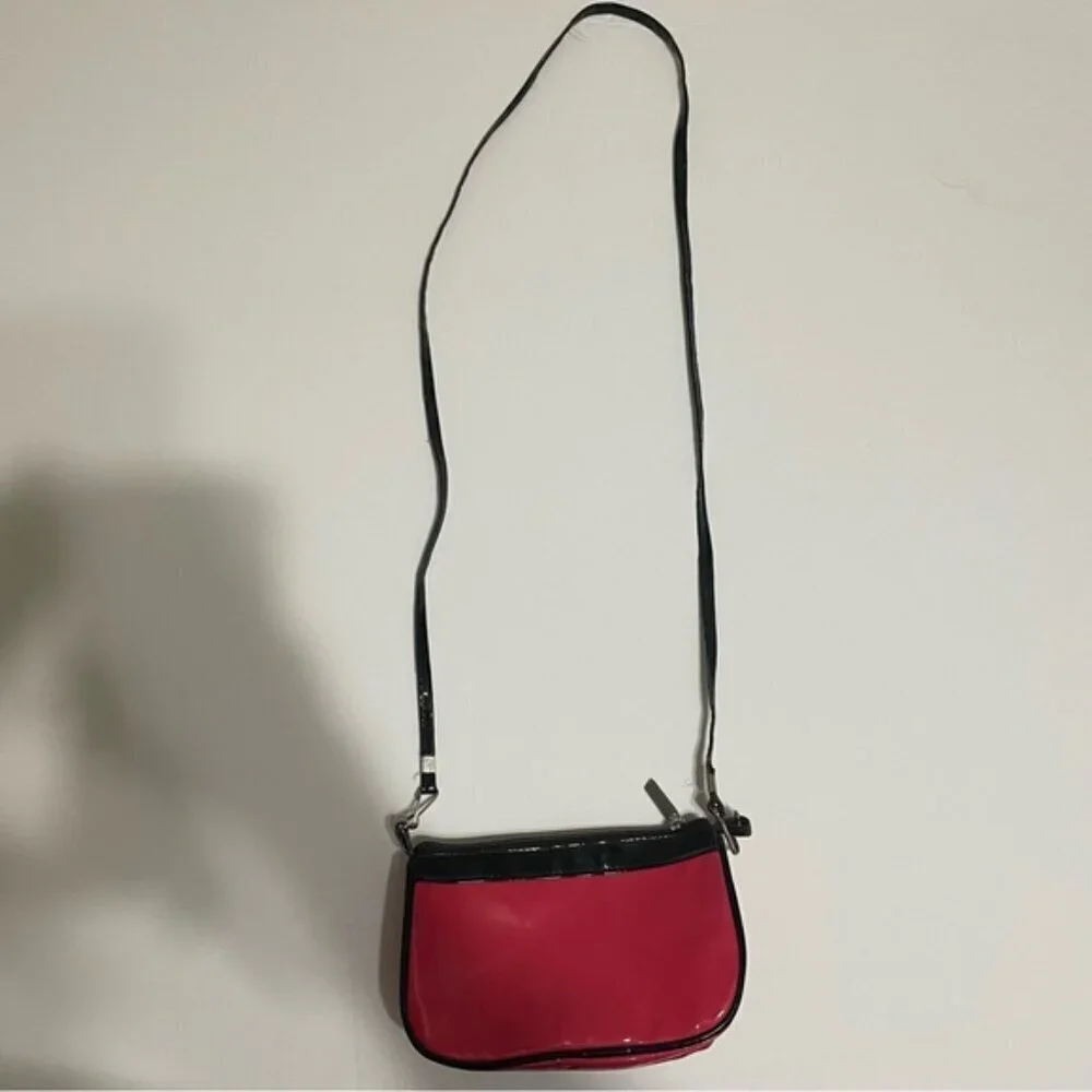 Stylish pink and Black Girls Crossbody Bag